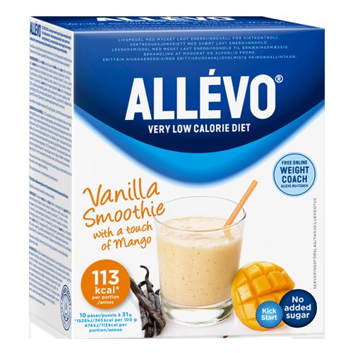Ateriankorvike-smoothie "Vanilla Smoothie" 10 x 31g - 33% alennus