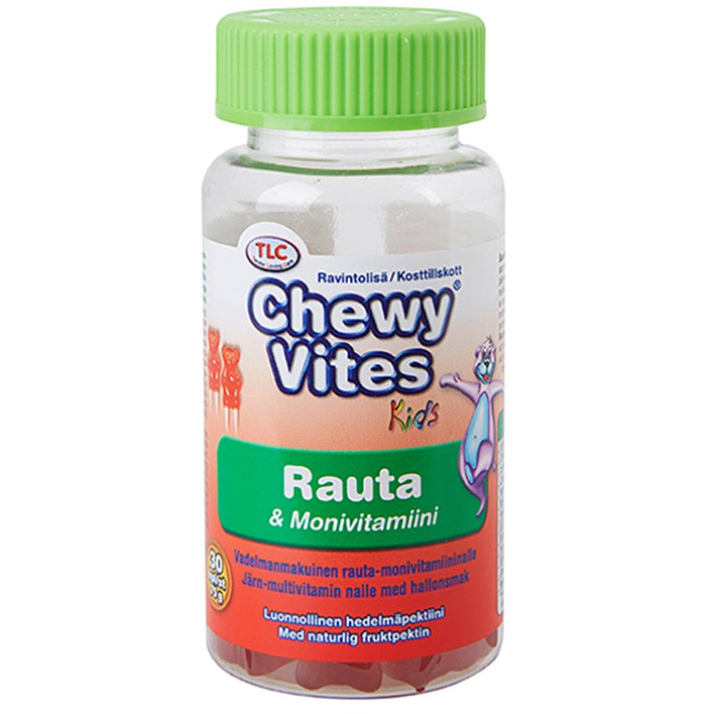 Ravintolisä, multivitamiini ja rauta, 30 kpl - 70% alennus