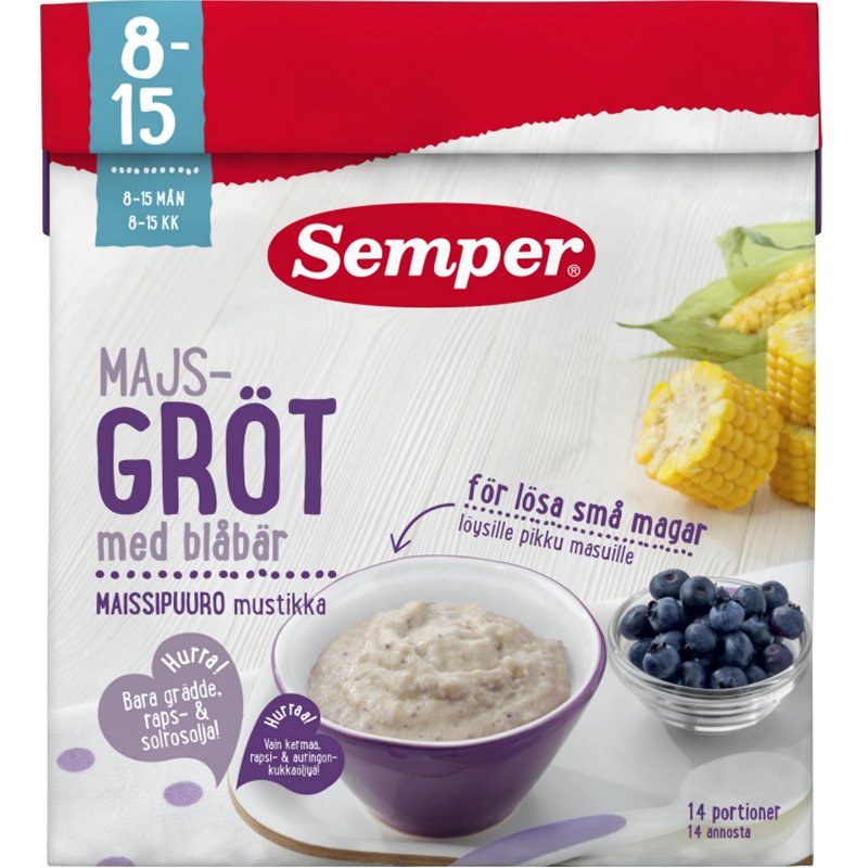 Maissipuuro Mustikka 470 g - 57% alennus
