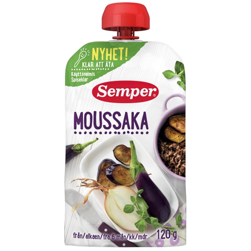 Lastenruoka Moussaka 120g - 39% alennus
