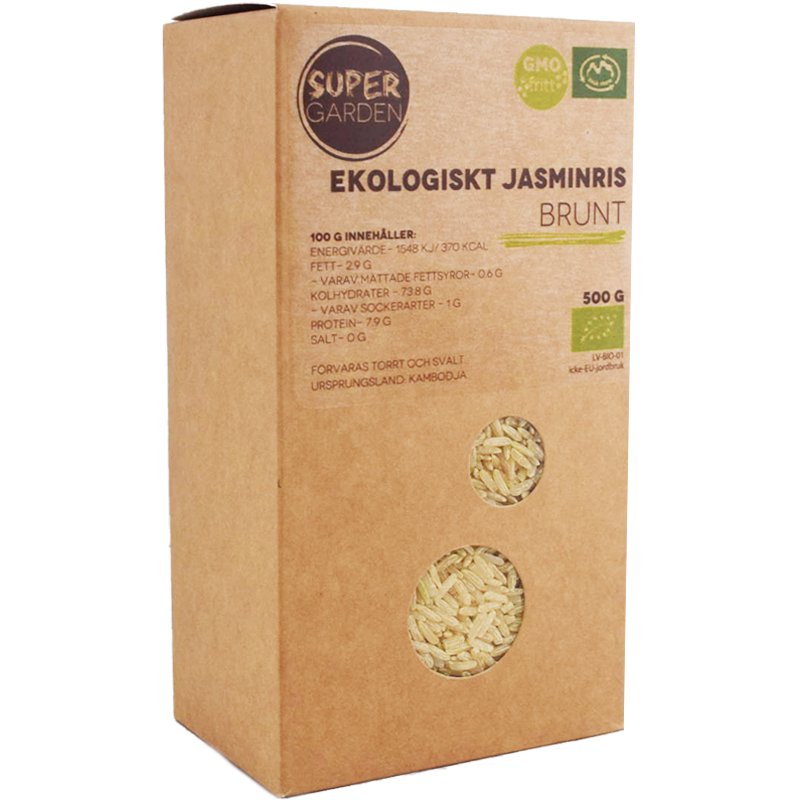 Jasmiiniriisi ruskea 500 g - 29% alennus