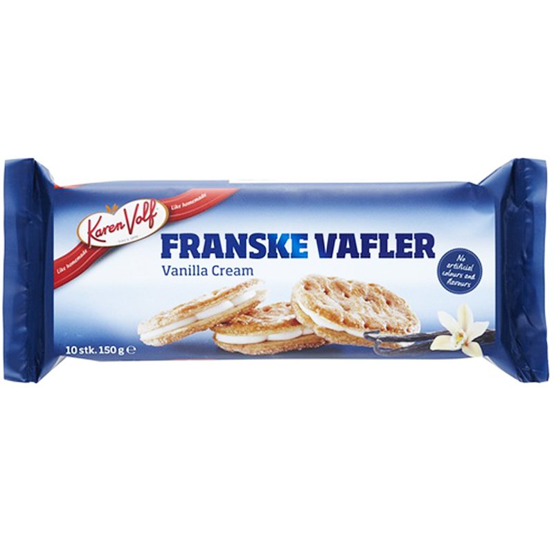 Keksit "Vanilla Cream" 150 g - 62% alennus