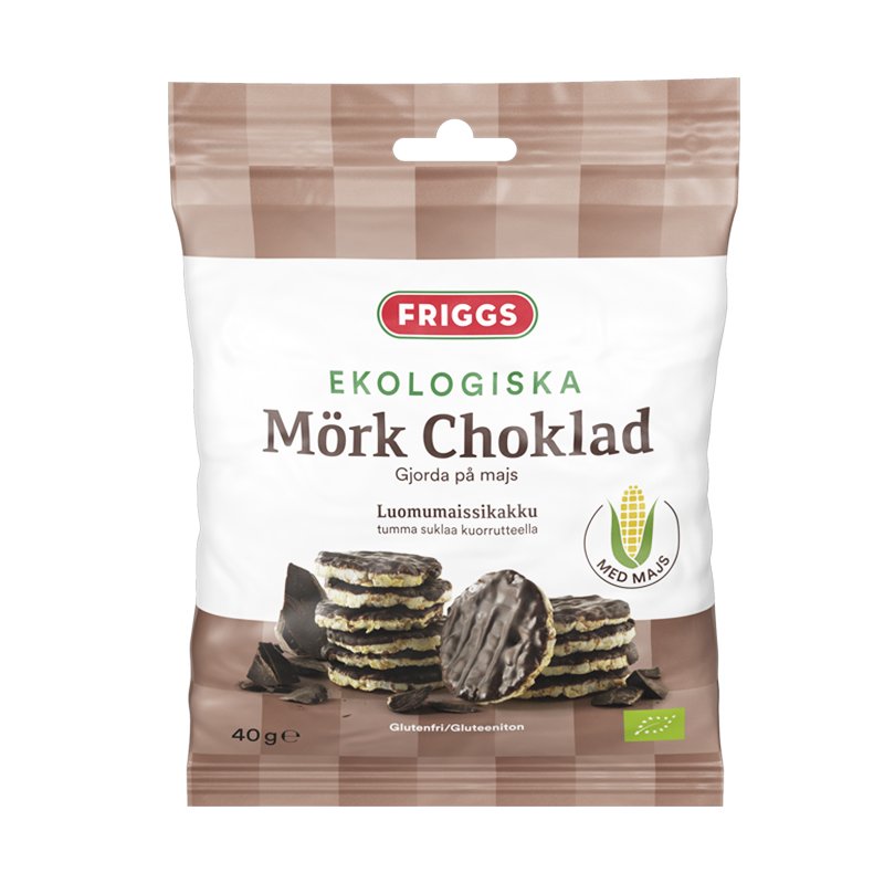 Luomumaissikakut Suklaa 40g - 40% alennus
