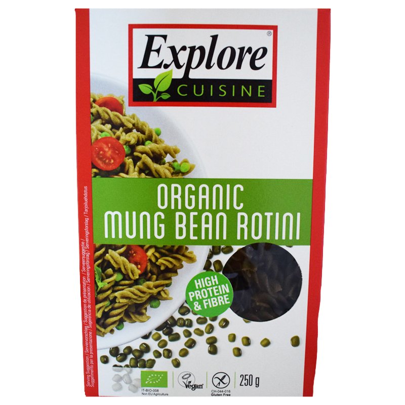 Luomu "Mung Bean Rotini" 250g - 29% alennus
