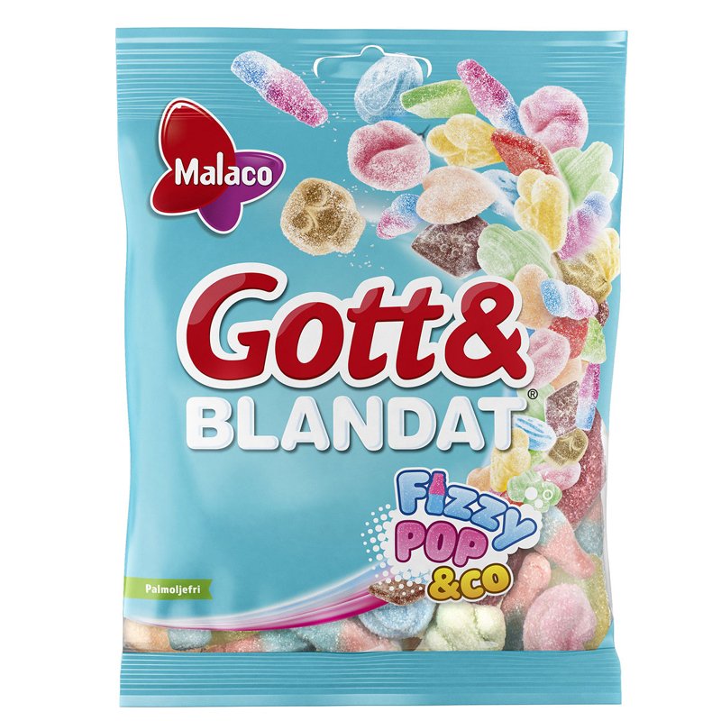 Gott & Blandat Fizzypop - 8% alennus