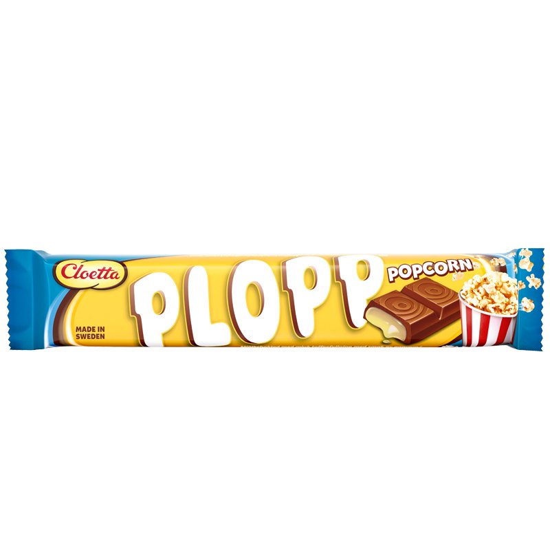 Suklaapatukka Plopp Popcorn - 33% alennus