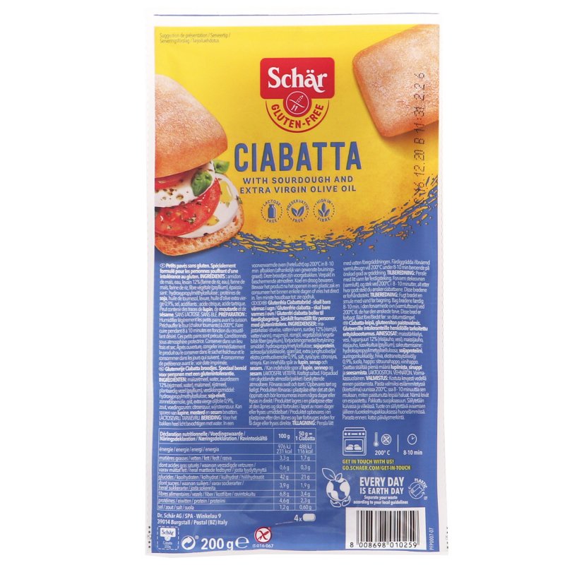 Gluteeniton Ciabatta - 47% alennus
