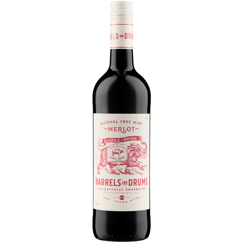 Merlot Alkoholiton Viini - 48% alennus
