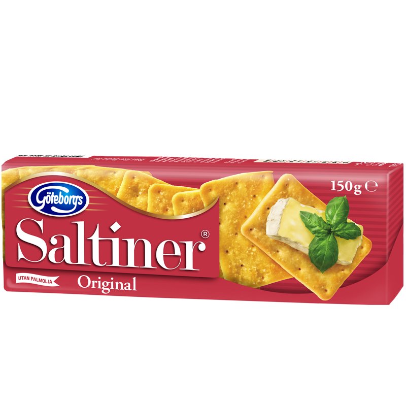 Keksi, kevyesti suolattu 150 g - 44% alennus