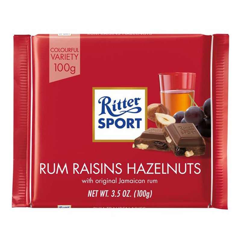 Suklaakakku, Rommi, Rusina & Pähkinä 100g - 23% alennus