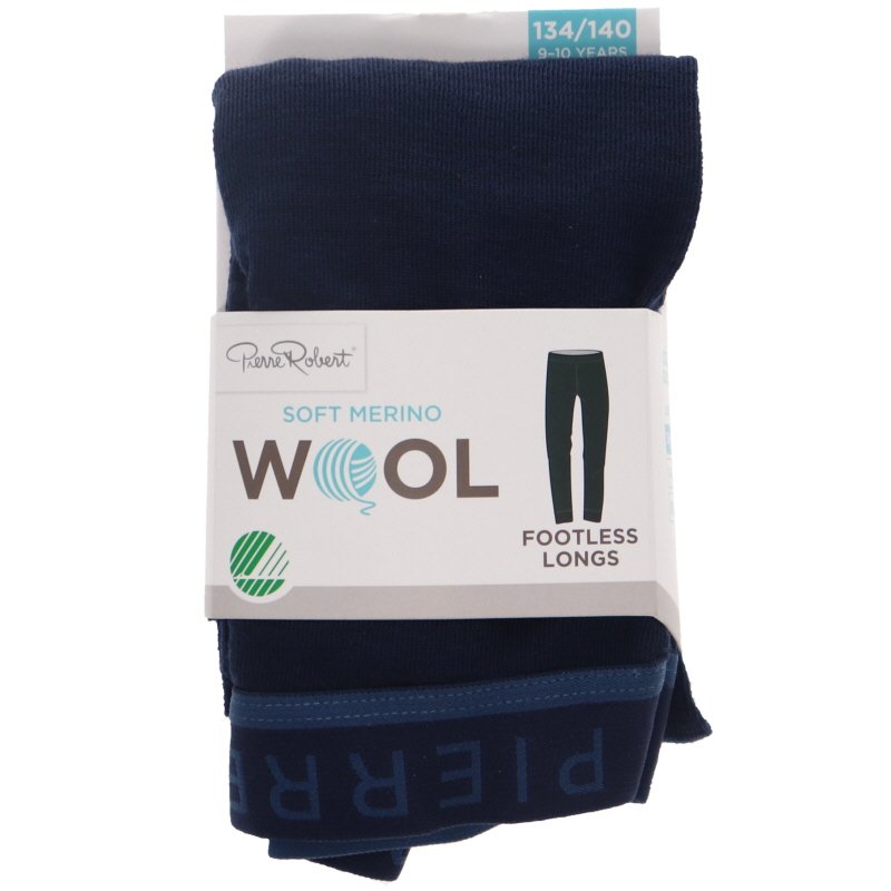 Merinovillapitkikset lapset, koko 134-140 navy - 52% alennus