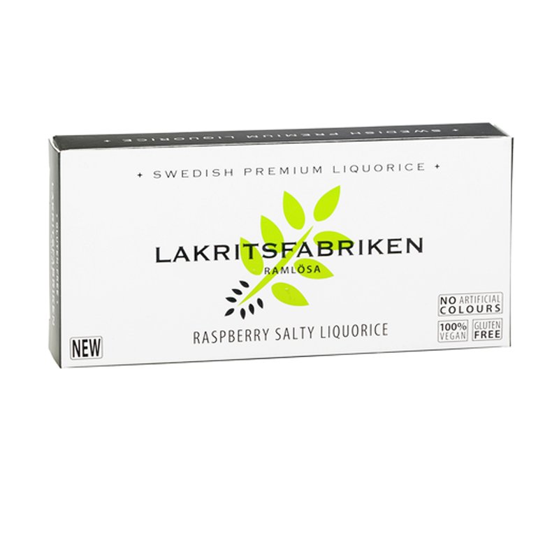 Suolainen Lakritsi "Vadelma" 40g - 20% alennus