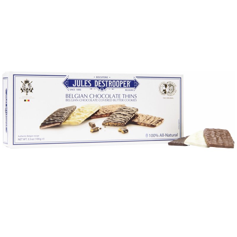 "Belgian Chocolate Thins" Keksit 100g - 40% alennus