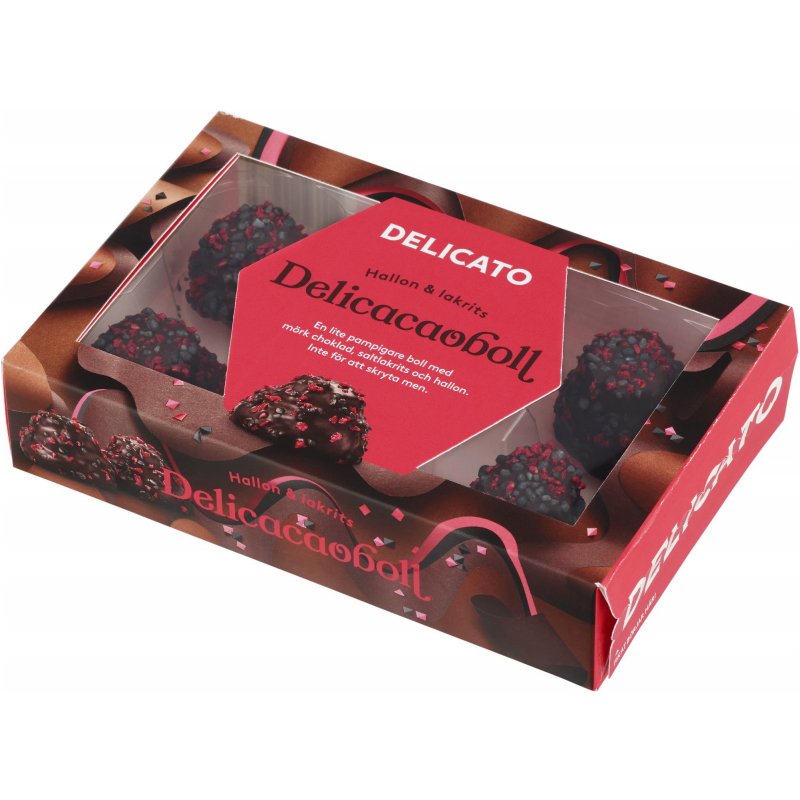 Suklaapallot "Vadelma & Lakritsi" 180g - 60% alennus