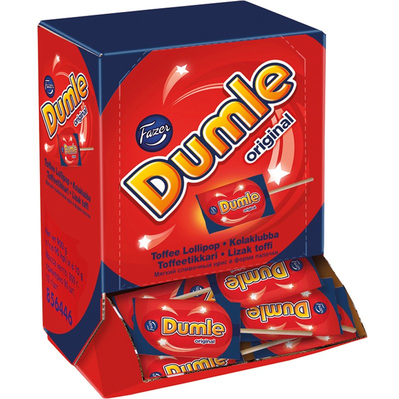 Dumle Toffeetikkarit 90kpl - 50% alennus