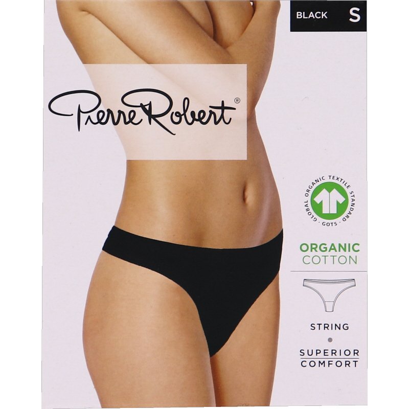 Cotton String Alushousut Musta Koko S - 77% alennus