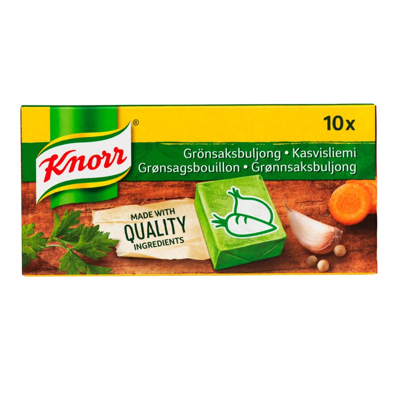 Kasvisliemikuutiot 10kpl - 22% alennus