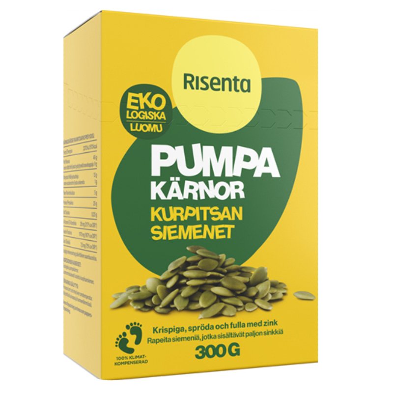 Luomu Kurpitsansiemenet - 28% alennus