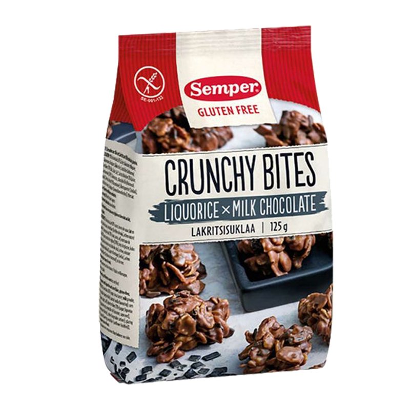 Crunchy Bites Lakritsisuklaa - 37% alennus