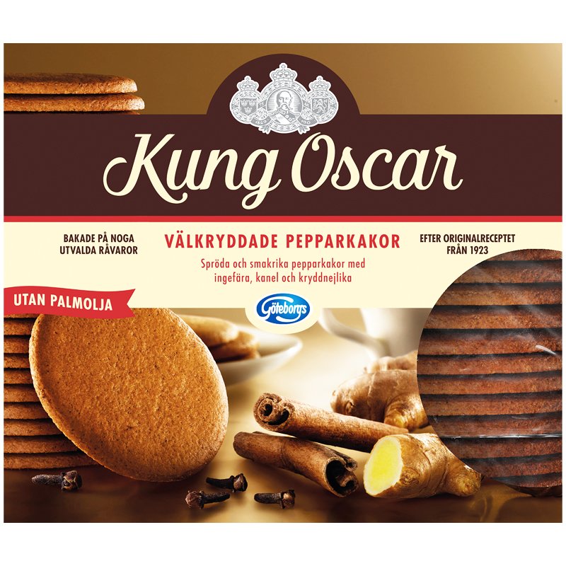 Piparkakut "Kung Oscar" 300 g - 50% alennus