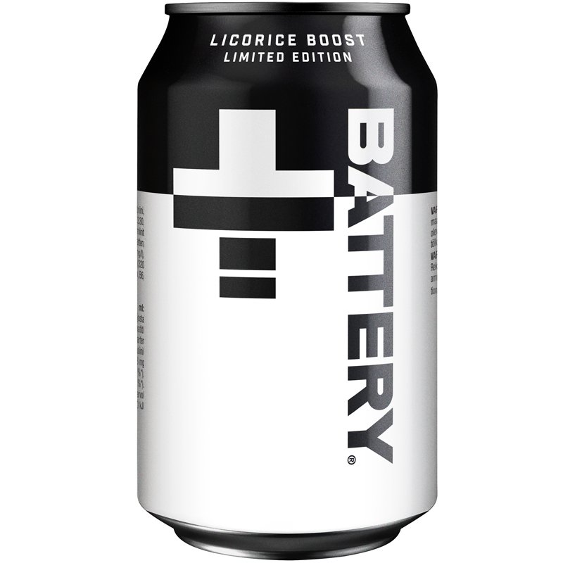 Energiajuoma Battery Licorice - 51% alennus