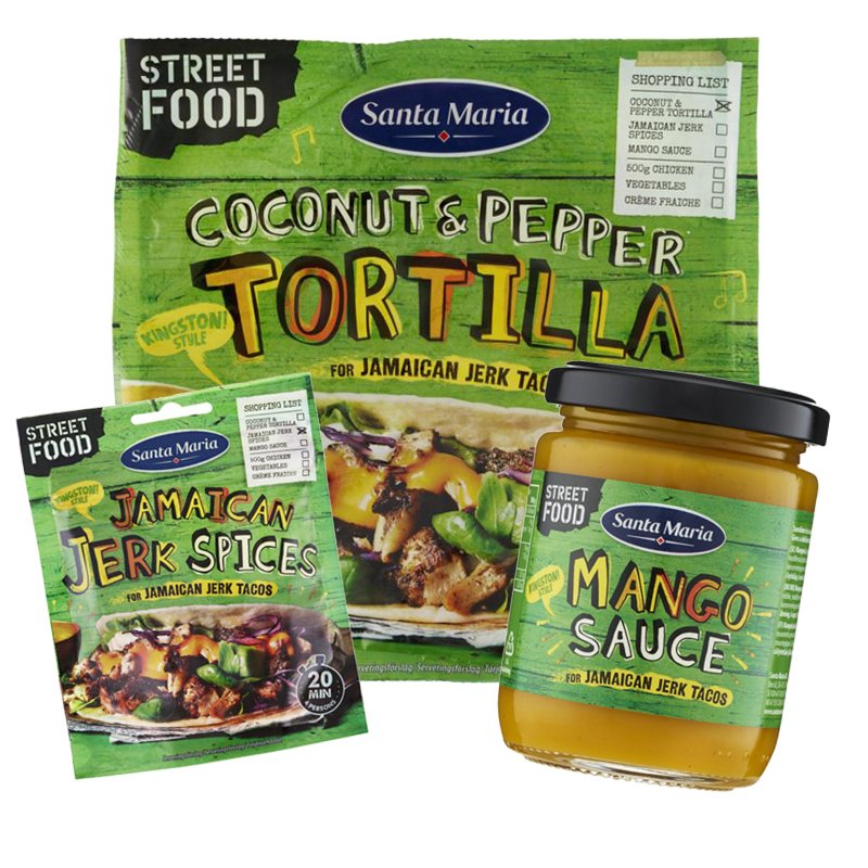 Jamaican jerk tacos! - 45% alennus
