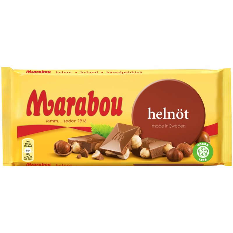 Suklaalevy Hasselpähkinä - 25% alennus