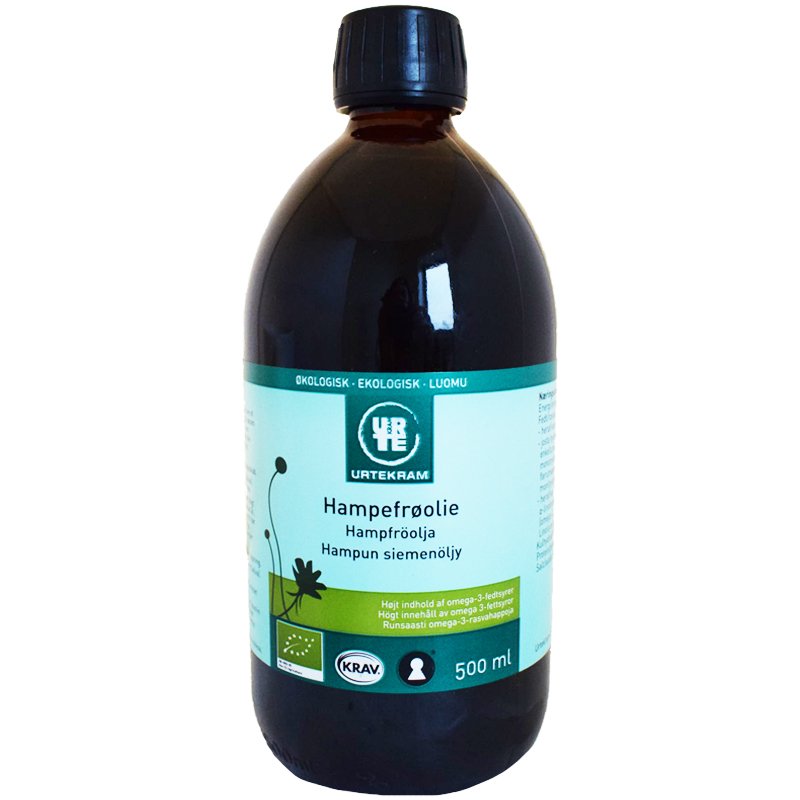 Luomu Hampunsiemenöljy 500ml - 17% alennus