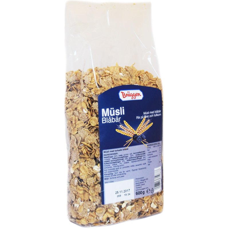 Mysli "Mustikka" 600 g - 60% alennus