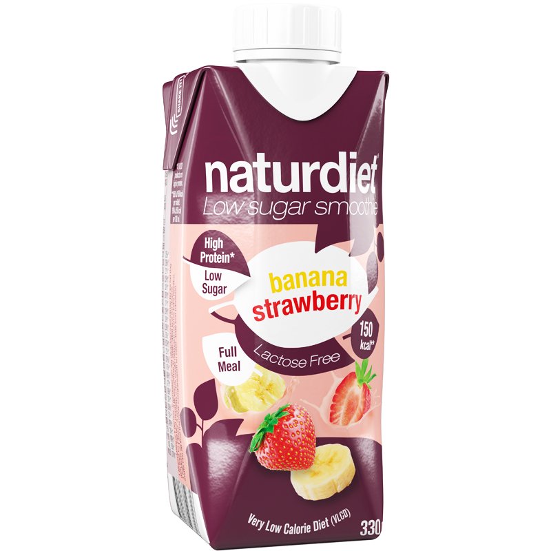 Smoothie Banaani & Mansikka - 25% alennus