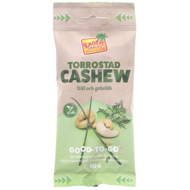 Luomu Cashewpähkinät Tilli & Ruohosipuli - 25% alennus